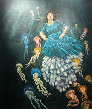 Load image into Gallery viewer, "Emerging form the deep, they filled the darkness with spectacular colours and threads of poison" Isabelle Inghilleri