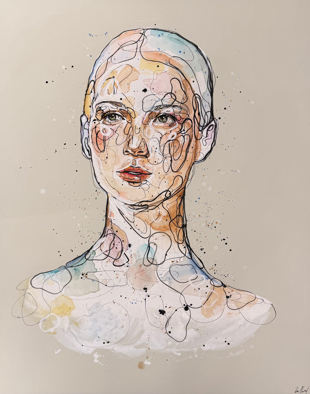 Lea Alstad, maleri, Galleri ER, Sandefjord