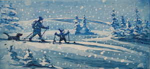 "I snøen med bestemor" Kristian Finborud