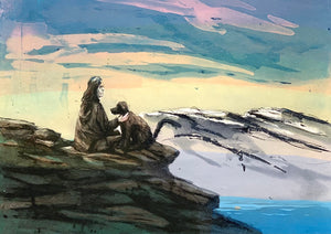 "Hund og henne i fjellet" Kristian Finborud